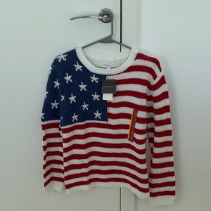 Small ~ American Flag Sweater
